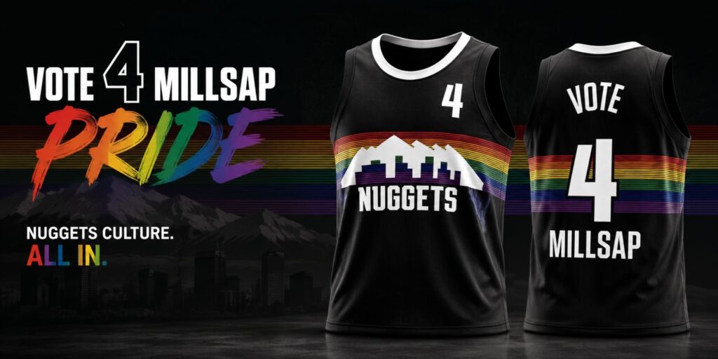 Why is the Vote 4 Millsap Pride Jersey a Fan Favorite A Deep Dive into Denver Basketball Culture