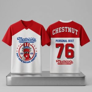 2026 Joey Chestnut Nathans Famous Hot Dog Contest Jersey 2