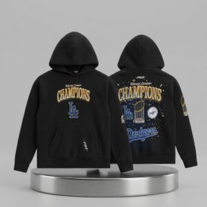2026 LA Dodgers 3peat Champions Hoodie 2