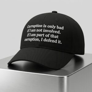 Corruption is Only Bad If I Am Not Involved If I Am Part of That Corruption I Defend It Dad Hat 2