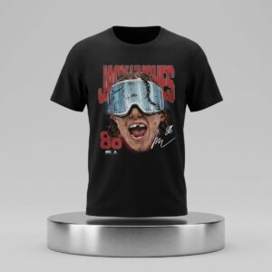 Jack Hughes New Jersey Goggles Shirt 2