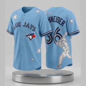 2026 Blue Jays Davis Schneider Stars Jersey 2