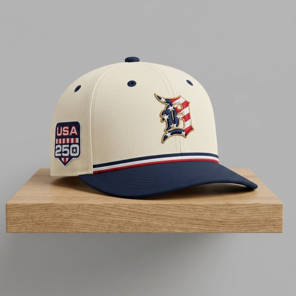 2026 Tigers USA 250 4th of July Hat 1 2026 Tigers USA 250 4th of July Hat 2