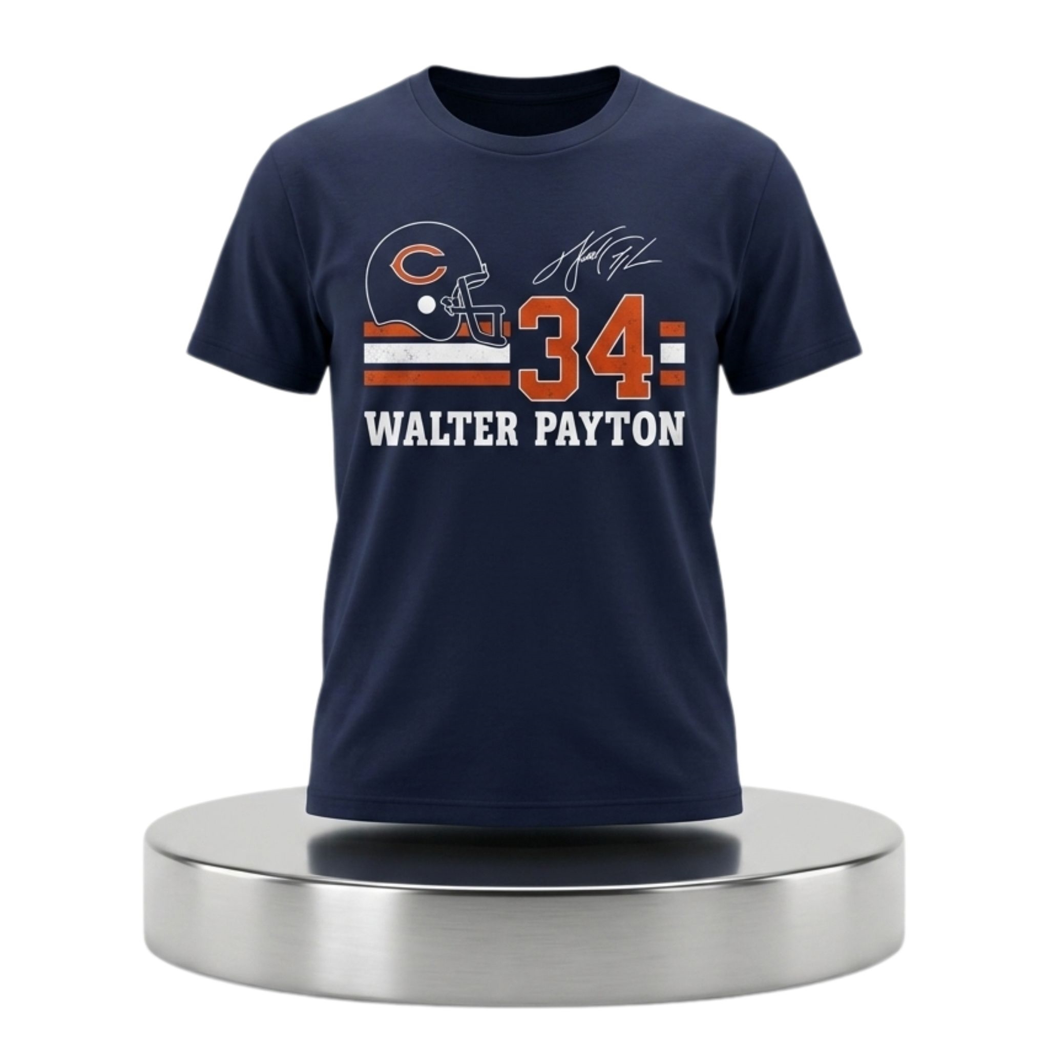 2026 Chicago Bears 34 Walter Payton Signature Shirt 1 2026 Chicago Bears 34 Walter Payton Signature Shirt 2