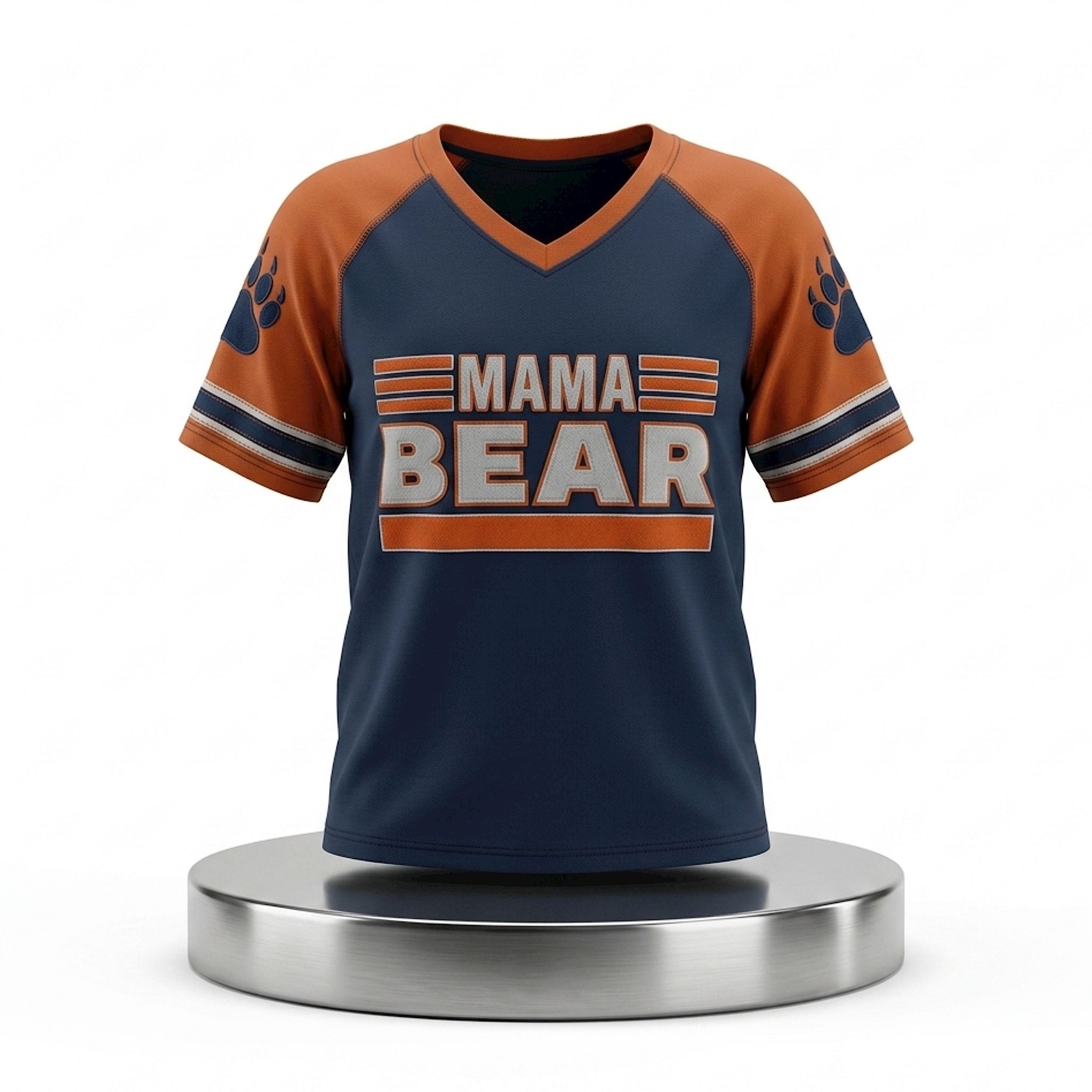 2026 Chicago Bears Mama Bear Shirt 1 2026 Chicago Bears Mama Bear Shirt 2