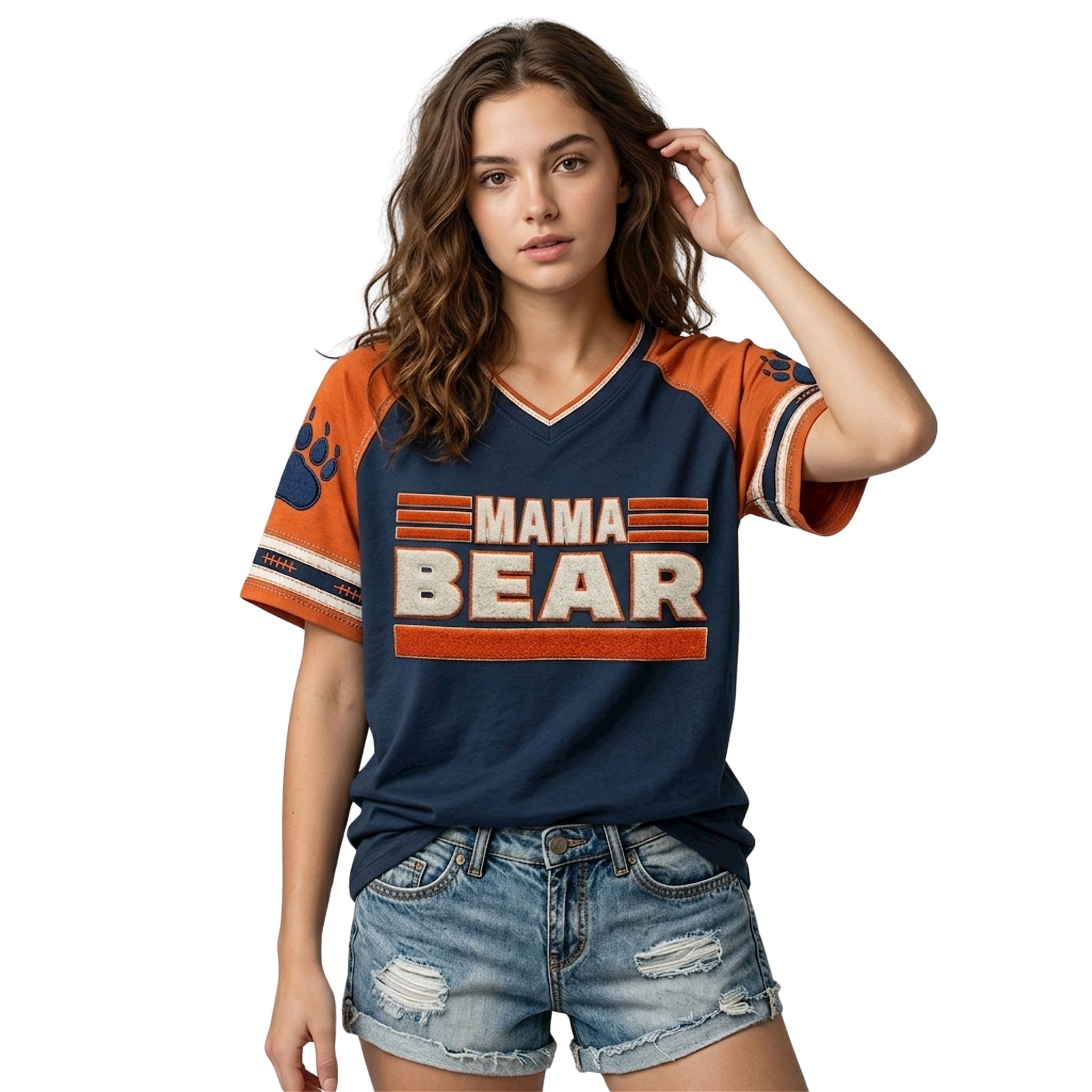 2026 Chicago Bears Mama Bear Shirt 2026 Chicago Bears Mama Bear Shirt