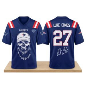 NE Patriots Luke Combs My Kinda Saturday Night Tour 2027 Jersey 2