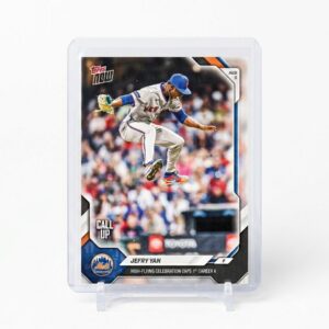 Ny Mets Jefry Yan High flying Celebration Caps 1st Career K Trading Card
