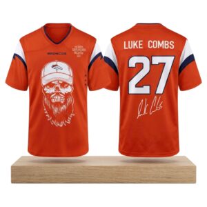 Denver Broncos Luke Combs My Kinda Saturday Night Tour 2027 Jersey 2