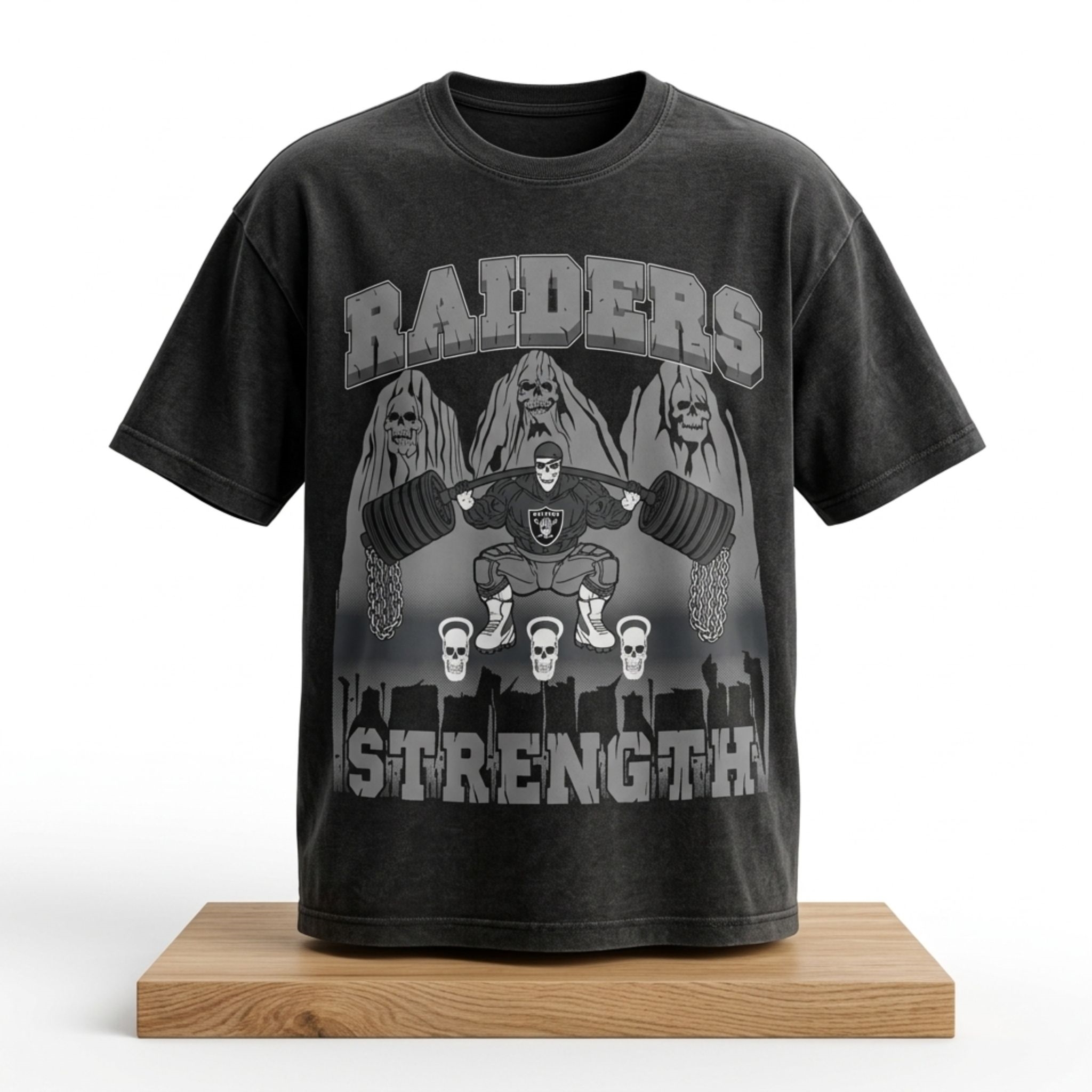 AJ Cole Raiders Strength Shirt 1 AJ Cole Raiders Strength Shirt 2