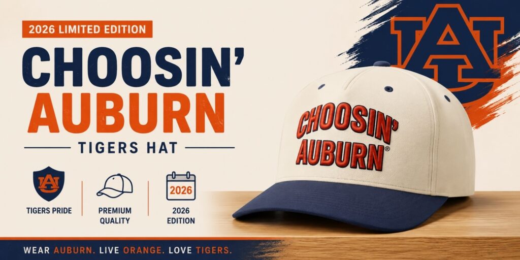 Auburn Tigers Choosin’ Auburn 2026 Hat – Wear the Pride of the Plains