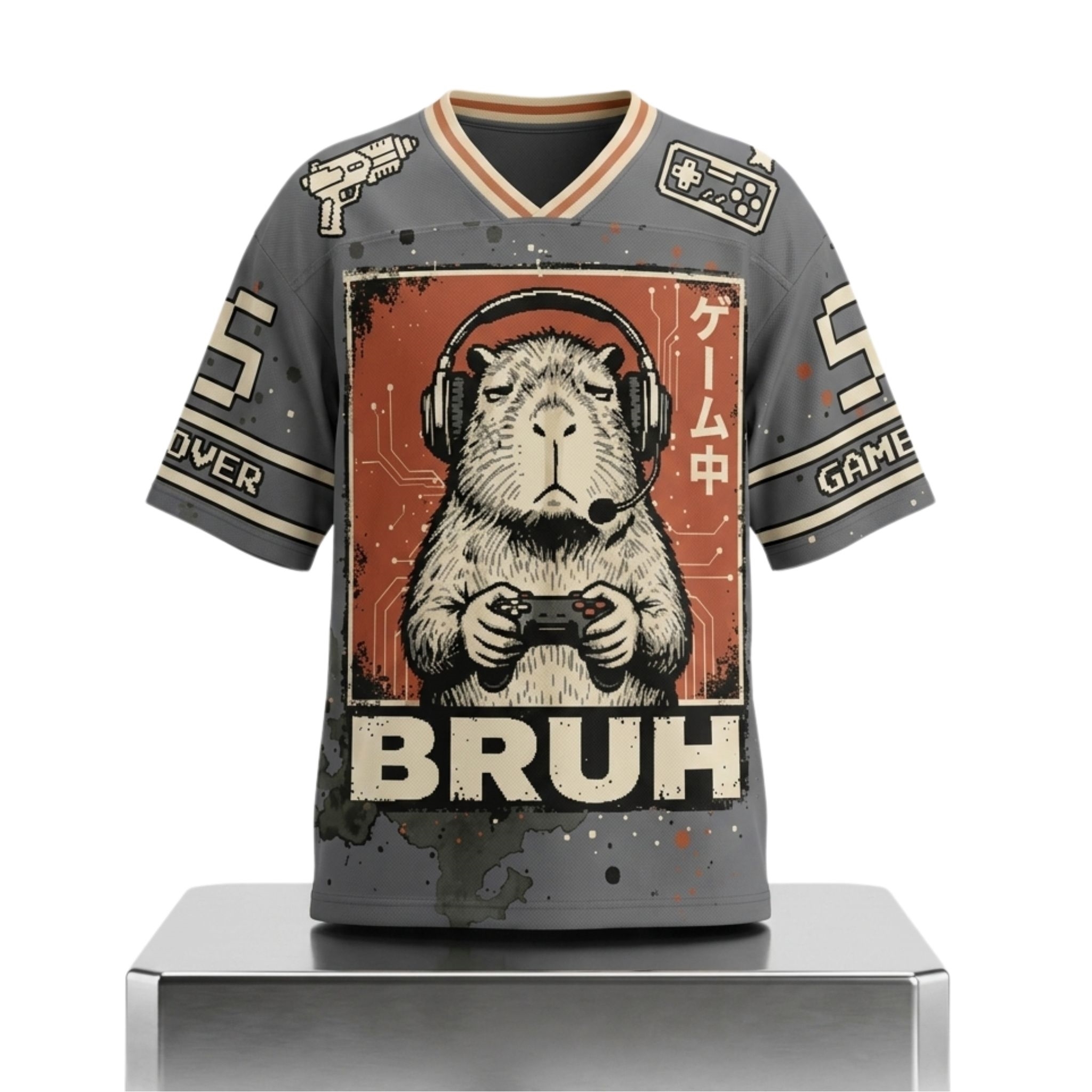 BRUH Press Over Capy Gamer Jersey 1 BRUH Press Over Capy Gamer Jersey 2