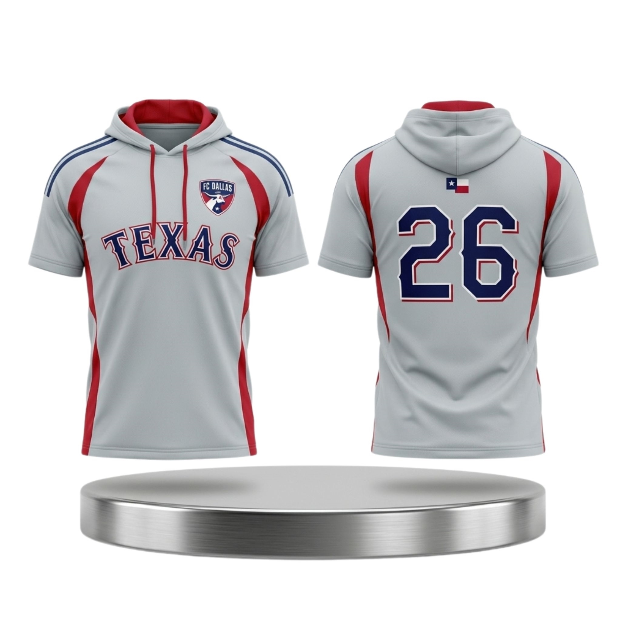 Texas Rangers FC Dallas 2026 Hoodie Giveaway 1 Texas Rangers FC Dallas 2026 Hoodie Giveaway 3