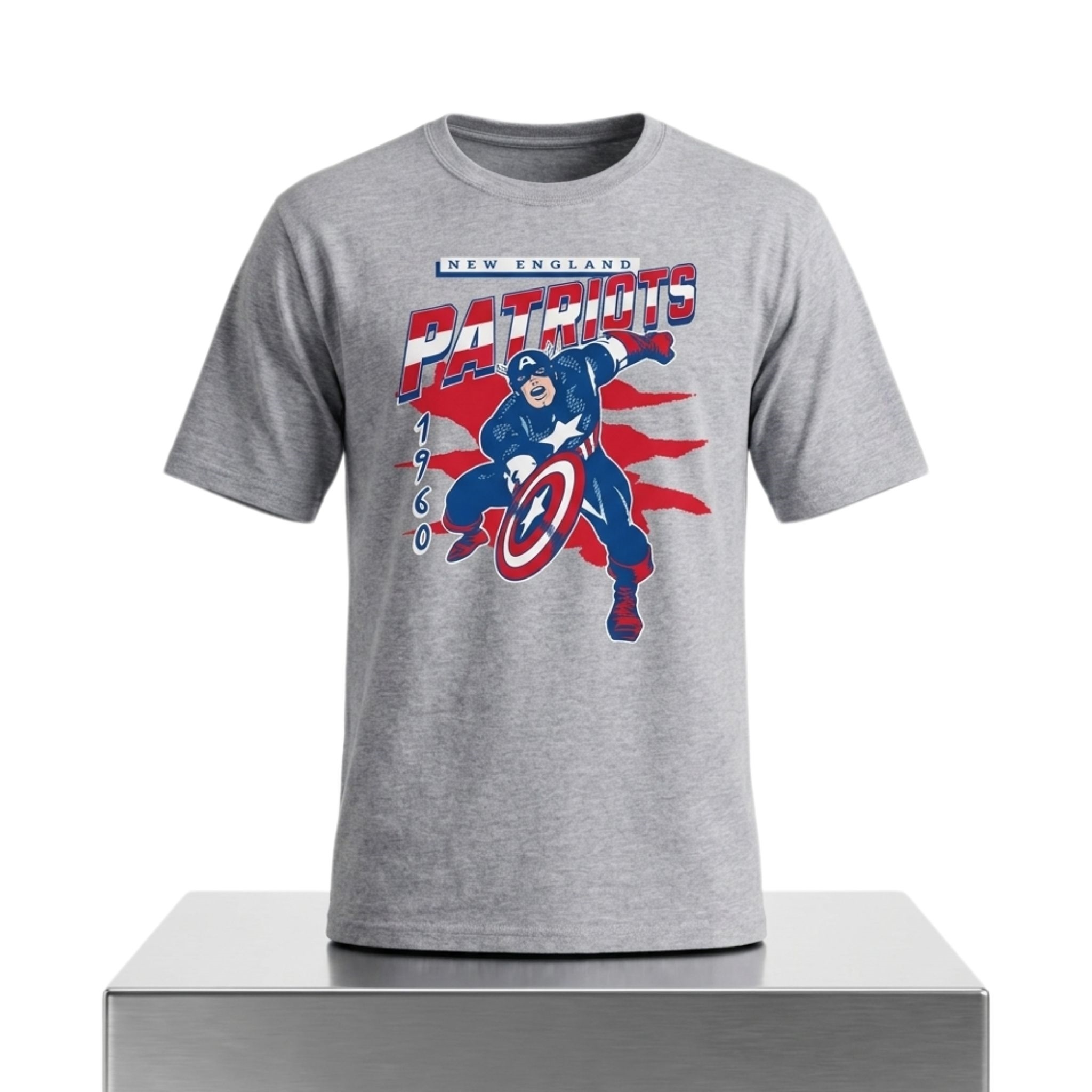 Captain America NE Patriots 2026 Shirt 1 Captain America NE Patriots 2026 Shirt 2