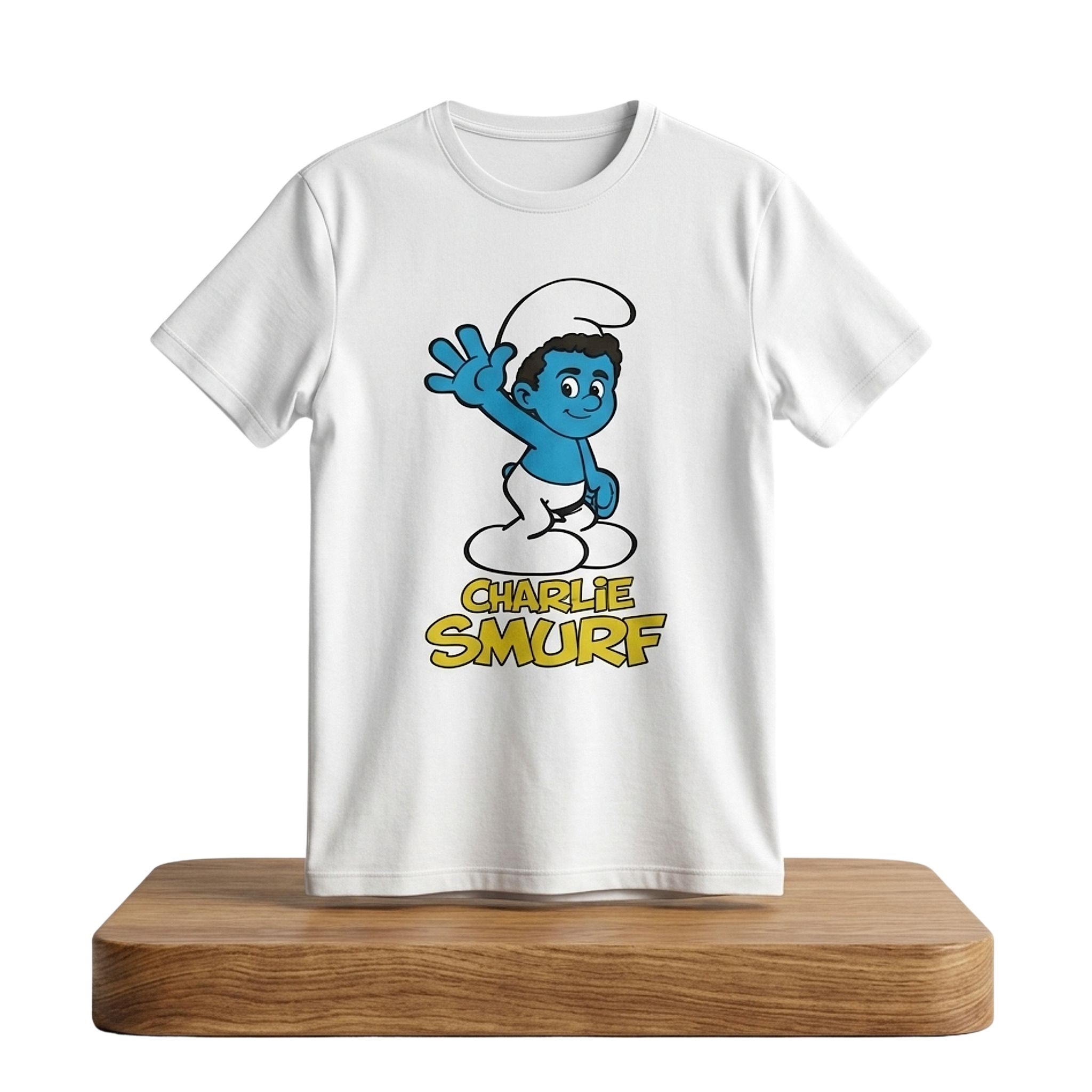 Charlie Smurf Shirt 1 Charlie Smurf Shirt 2