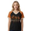 Cow Walking By Faith Tripping Constantly V Neck Shirt 3 Cow Walking By Faith Tripping constantly V Neck Shirt
