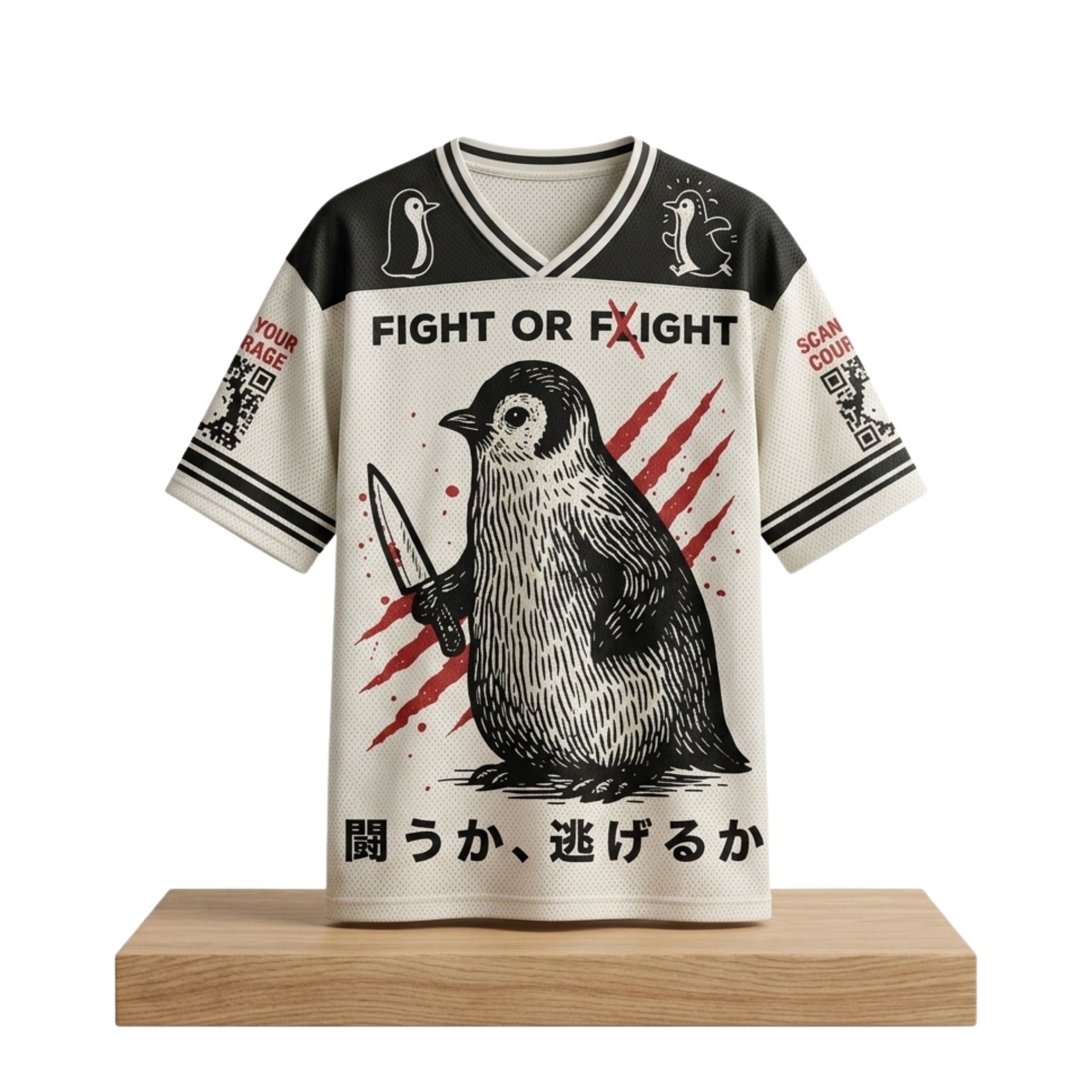 Fight Or Fight Penguin Jersey 1 Fight Or Fight Penguin Jersey 2
