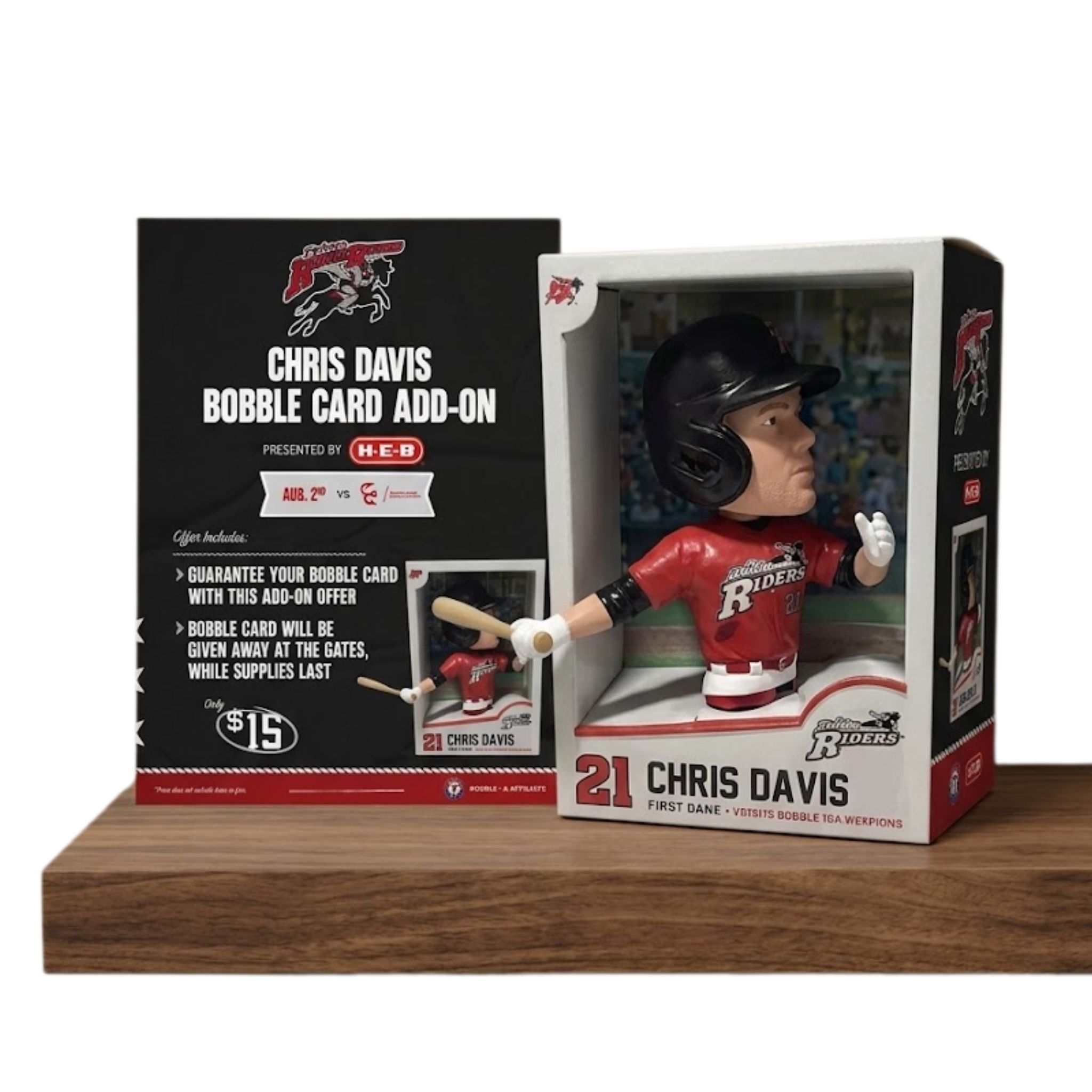 Frisco RoughRiders Chris Davis 2026 Bobblecard Giveaway Frisco RoughRiders Chris Davis 2026 Bobblecard Giveaway