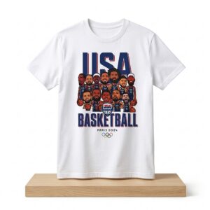 Anthony Edwards USA Basketball Team Paris Olympic Shirt 2