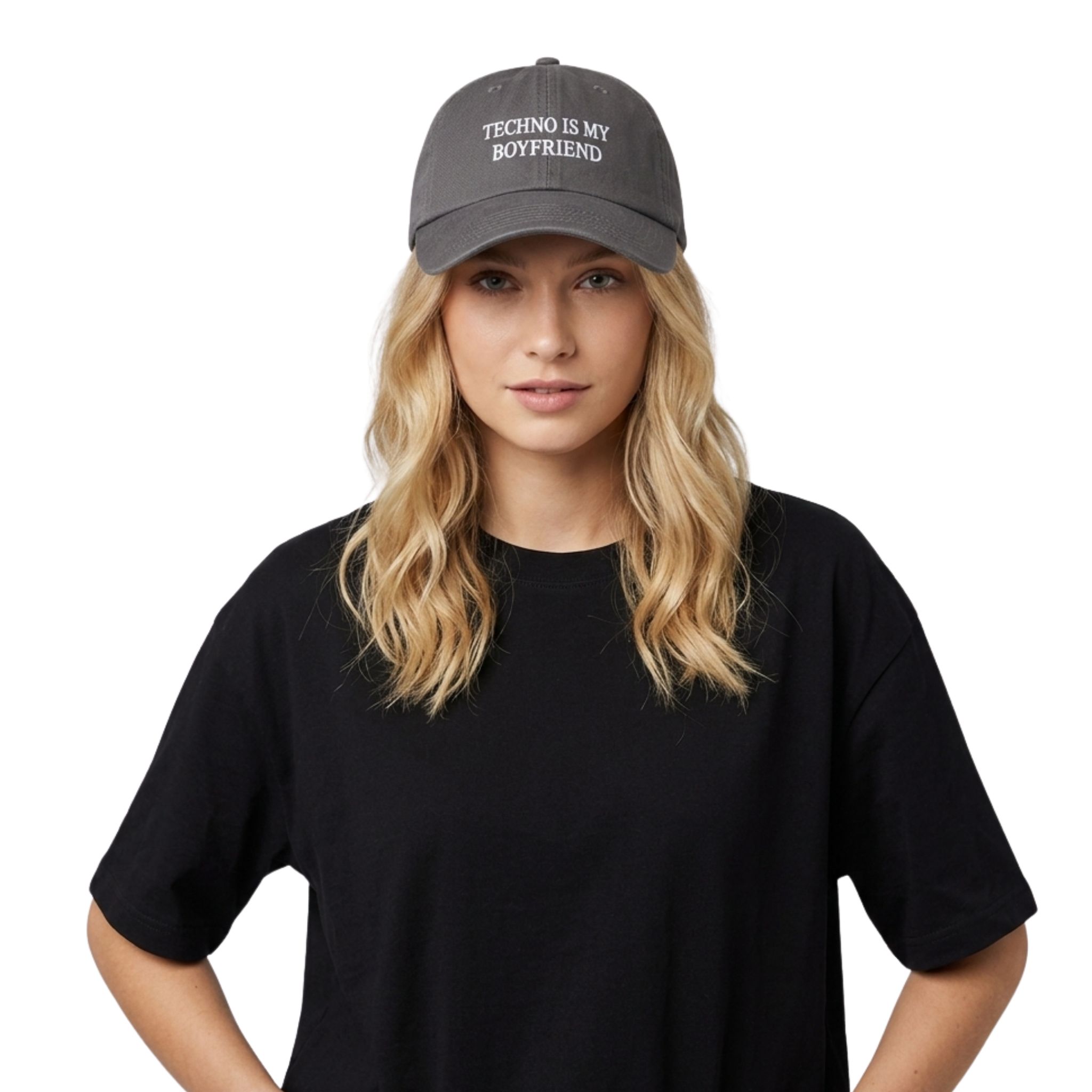 Harry Styles Wearing Techno Is My Boyfriend Hat 2 Harry Styles Techno Is My Boyfriend Hat