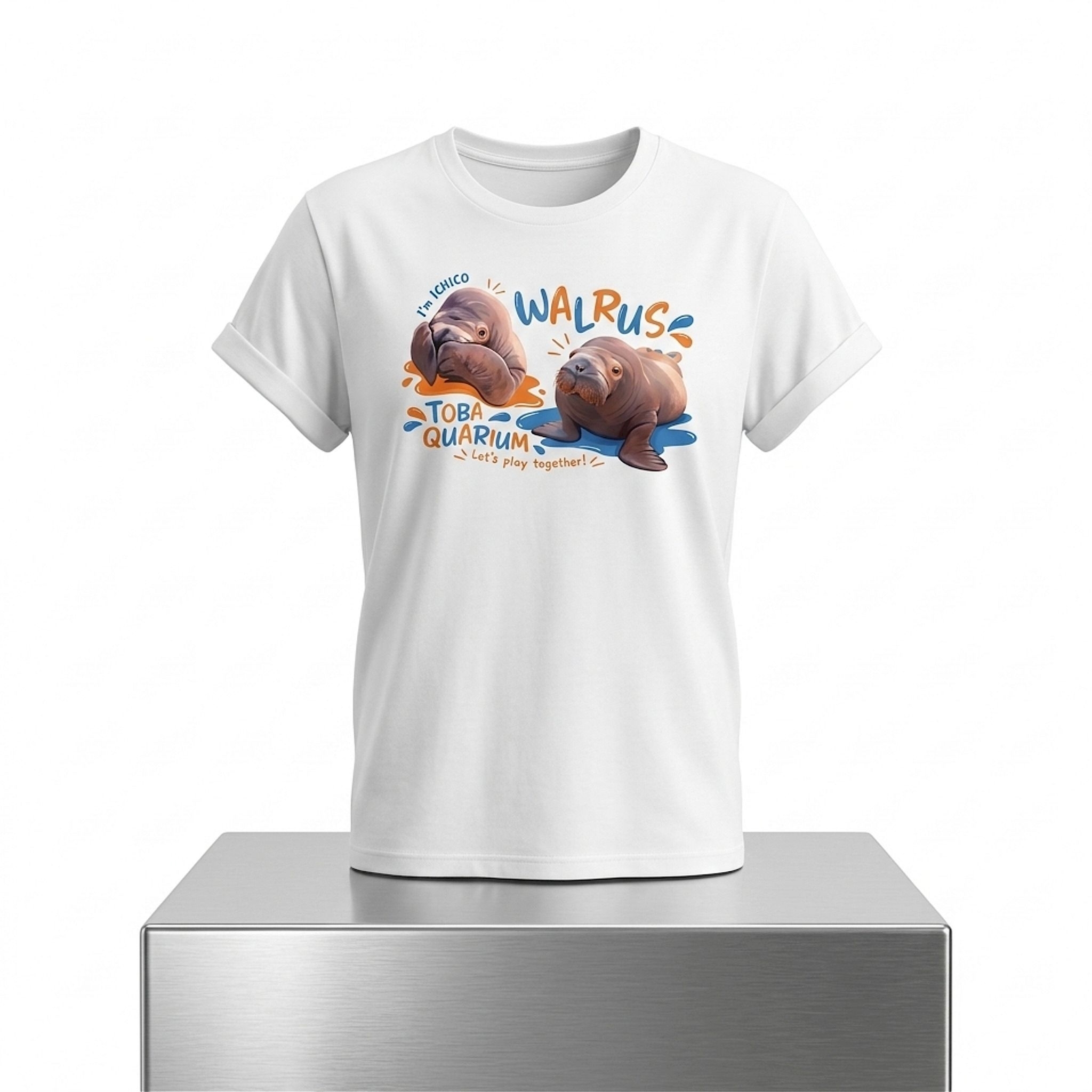 I’m Ichico Walrus Toba Aquarium Shirt 1 I'm Ichico Walrus Toba Aquarium Shirt 2