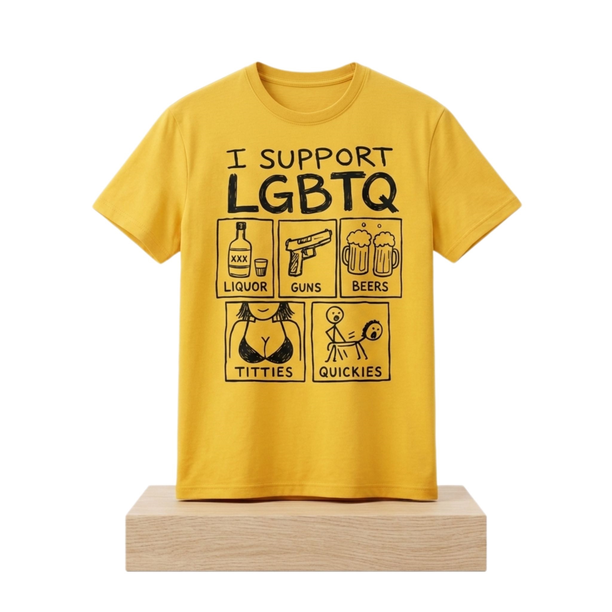 I Support LGBTQ Shirt 1 I Support LGBT Shirt 2