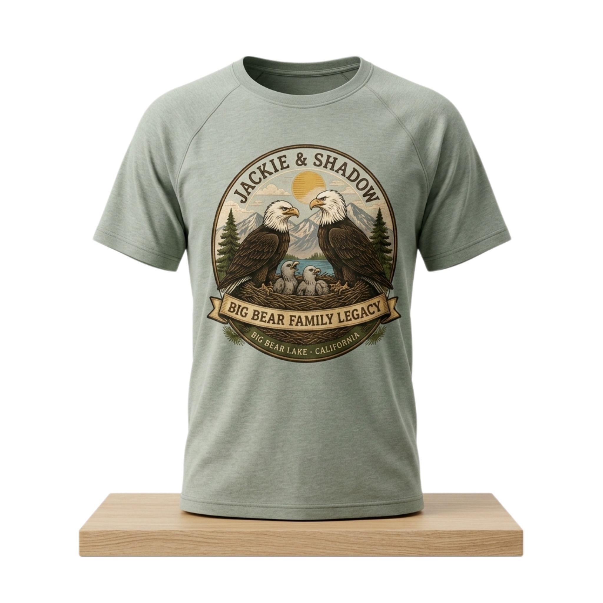 Jackie & Shadow Big Bear Family Legacy Big Bear Lake Shirt 1 Jackie Shadow Big Bear Family Legacy Big Bear Lake Shirt 2