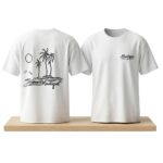 Justin Bieber Mustique Island Palm Tree Shirt