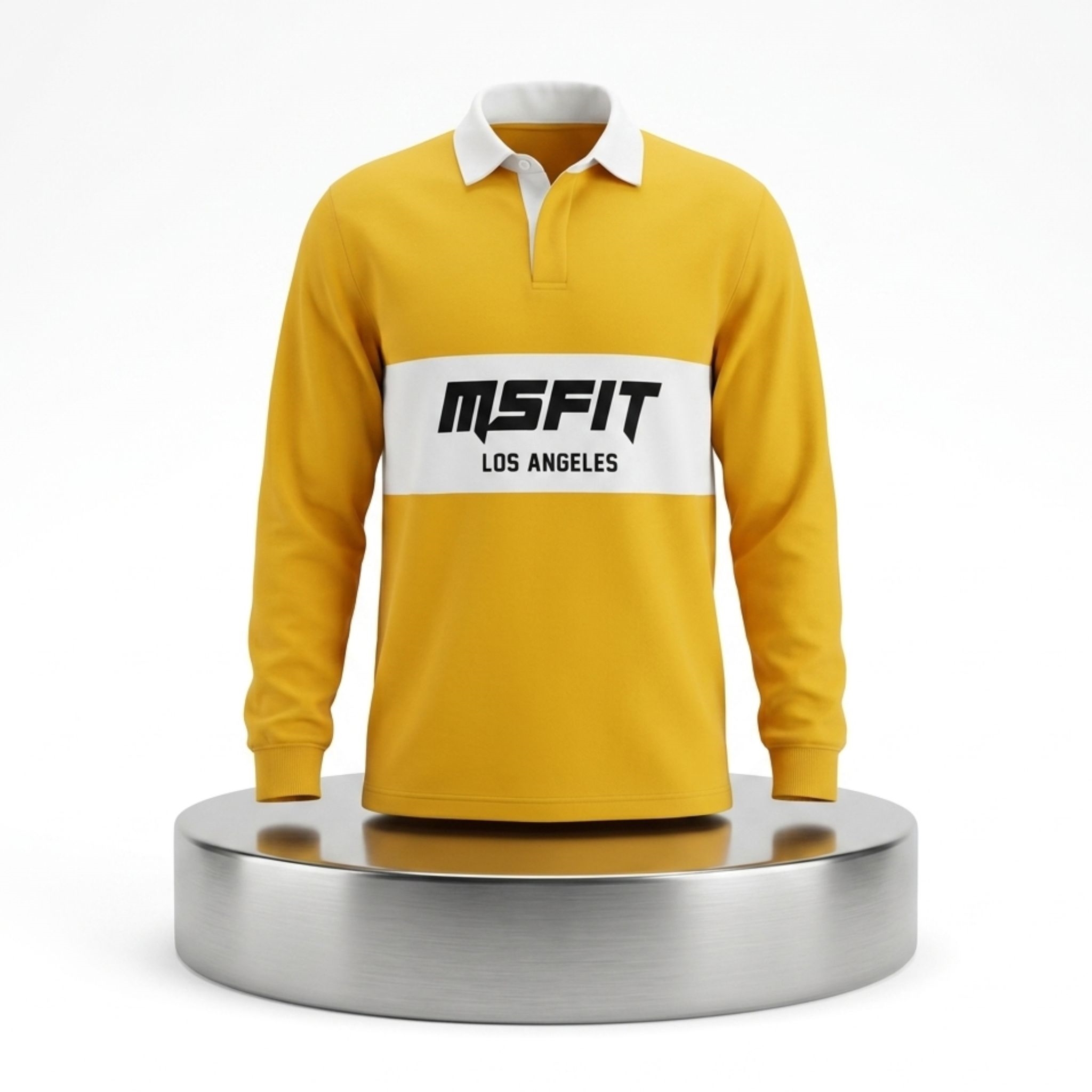 Kevon Looney MSFIT Los Angeles Rugby Shirt 1 Kevon Looney MSFIT Los Angeles Rugby Shirt 2