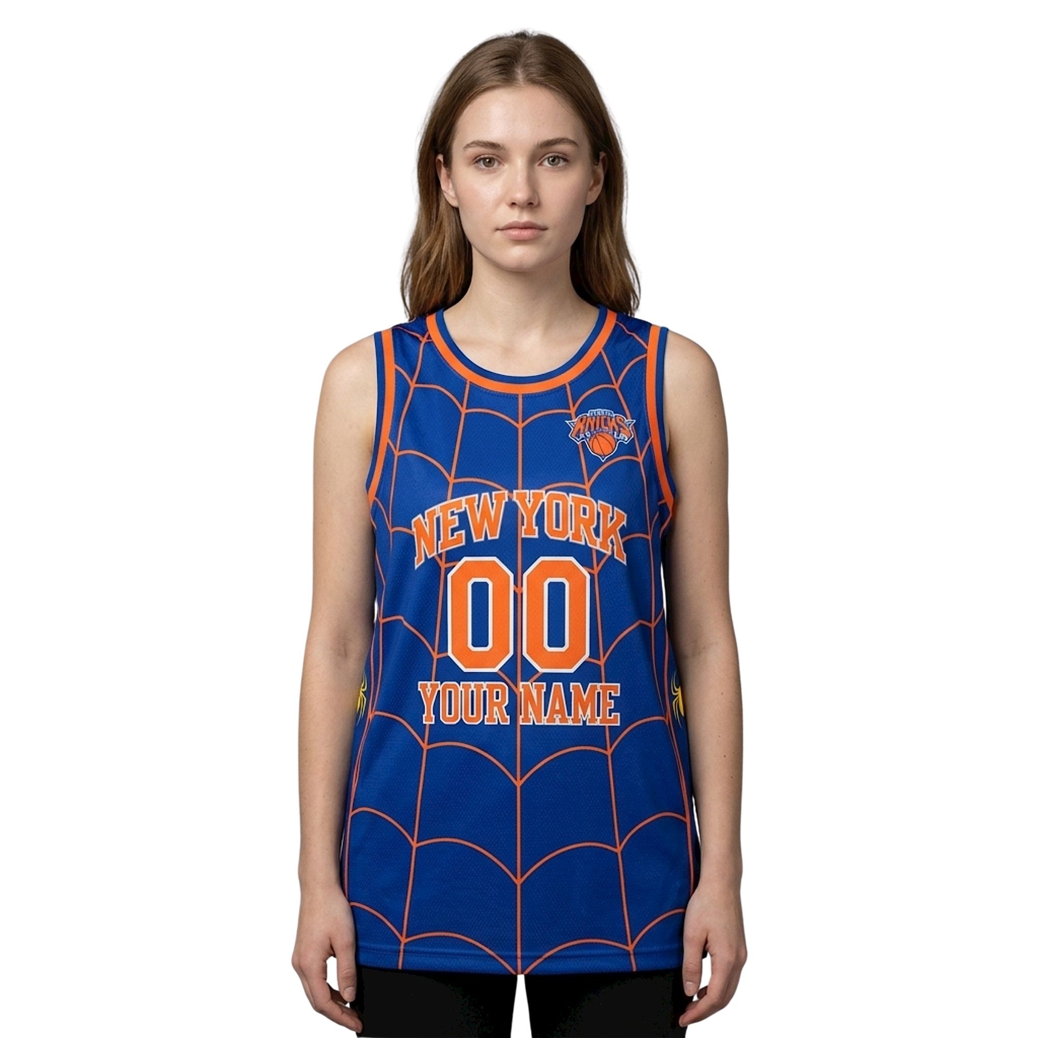 Knicks x Spider Man 2026 Basketball Jersey 2 Knicks x Spider Man 2026 Basketball Jersey