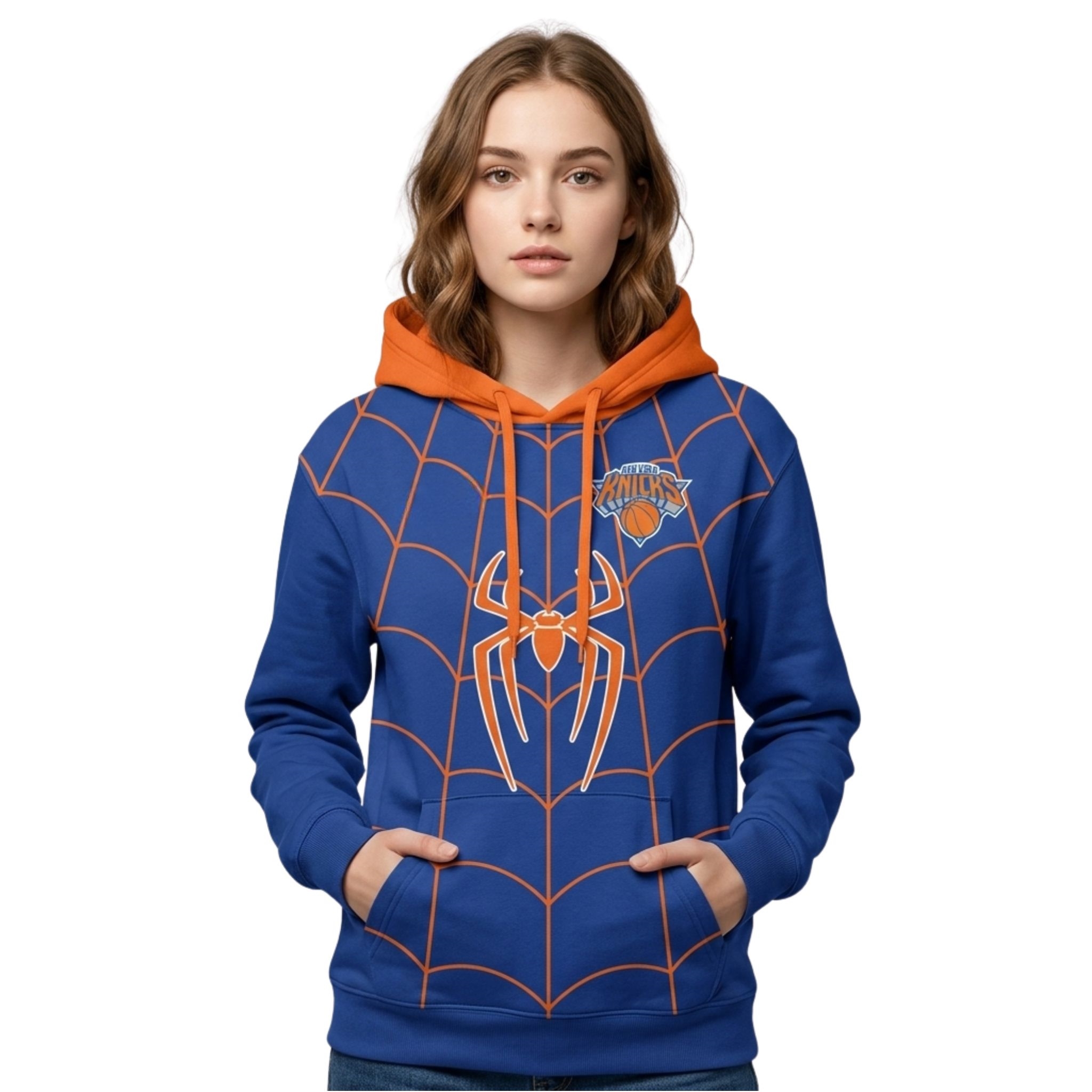 Knicks x Spider Man 2026 Hoodie 2 Knicks x Spider Man 2026 Hoodie 2