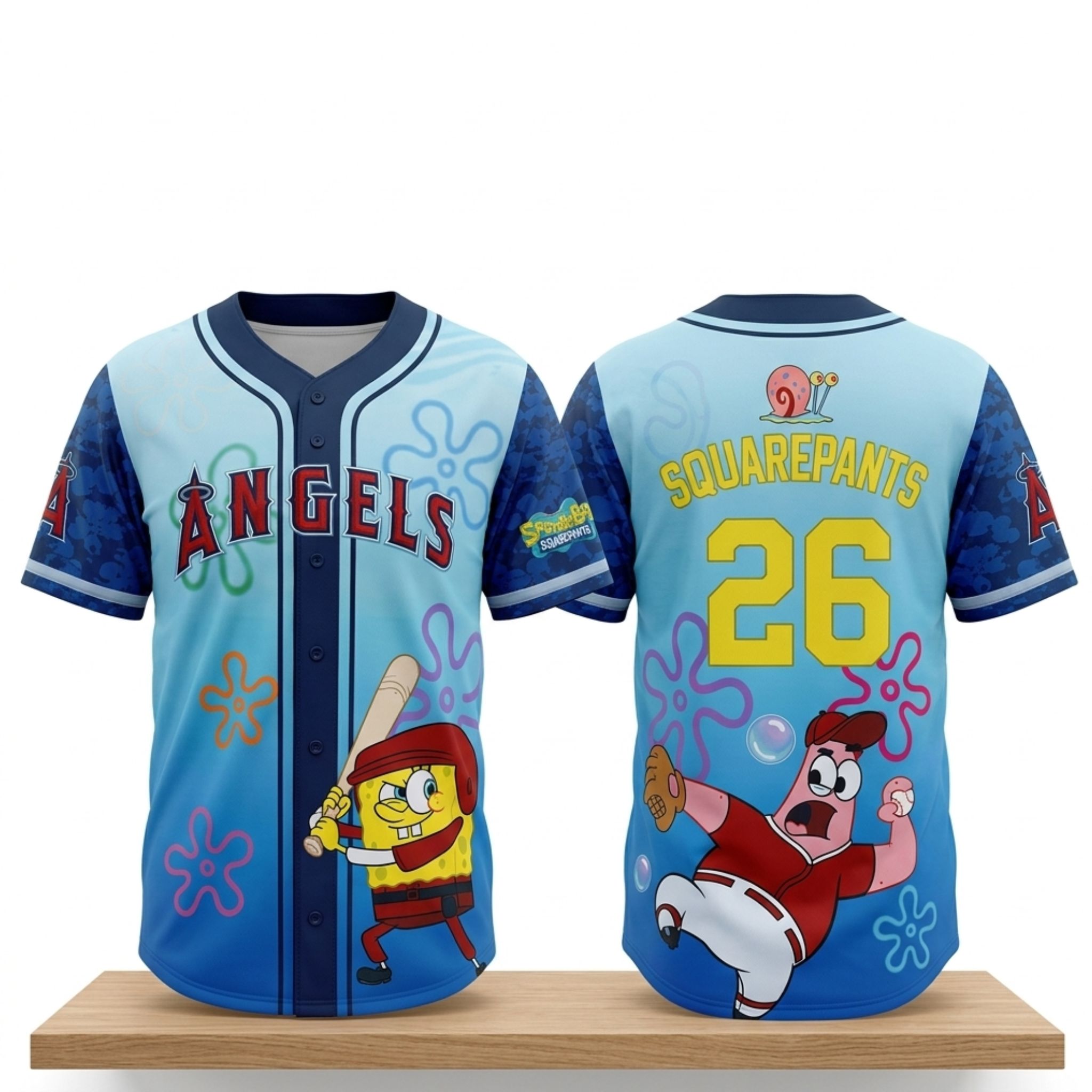 LA Angels SpongeBob 2026 Jersey Giveaway 1 LA Angels SpongeBob 2026 Jersey Giveaway 2