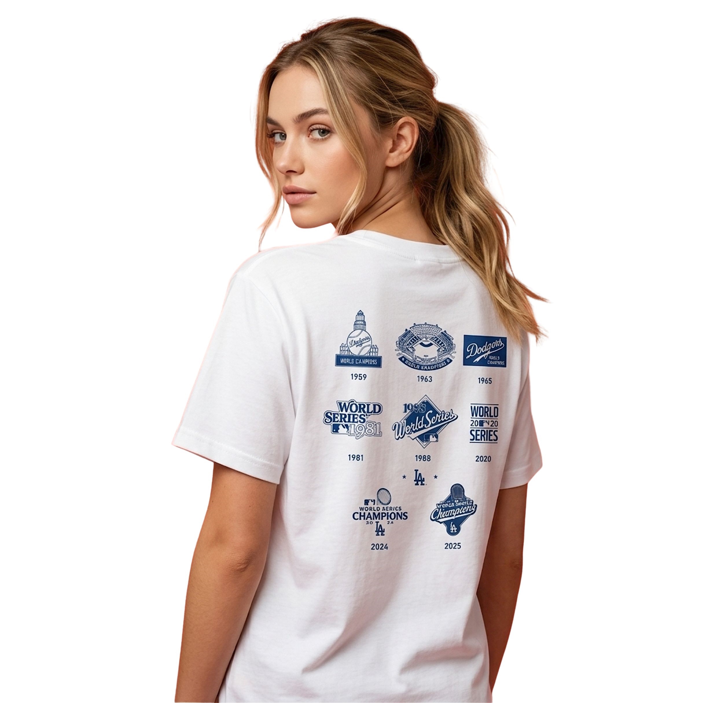 LA Dodgers World Series Championship Years Shirt 2 LA Dodgers World Series Championship Years Shirt