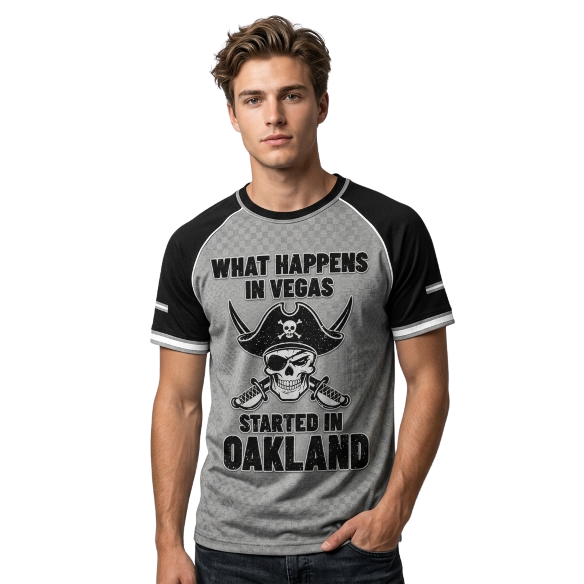Las Vegas Raiders What Happens In Vegas Started In Oakland Shirt Las Vegas Raiders What Happens In Vegas Started In Oakland Shirt