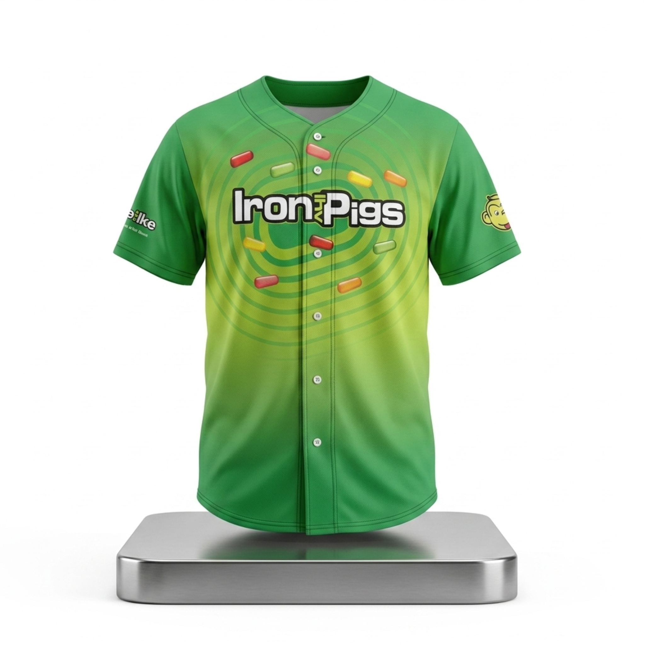 Lehigh Valley IronPigs X Mike and Ike 2026 Jersey 2 Lehigh Valley IronPigs X Mike and Ike 2026 Jersey 2
