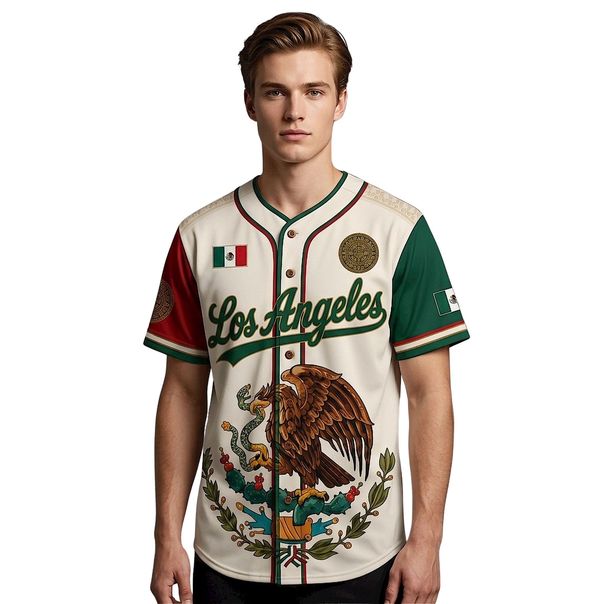 Los Angeles Mexican Heritage 2026 Baseball Jersey Los Angeles Mexican Heritage 2026 Baseball Jersey