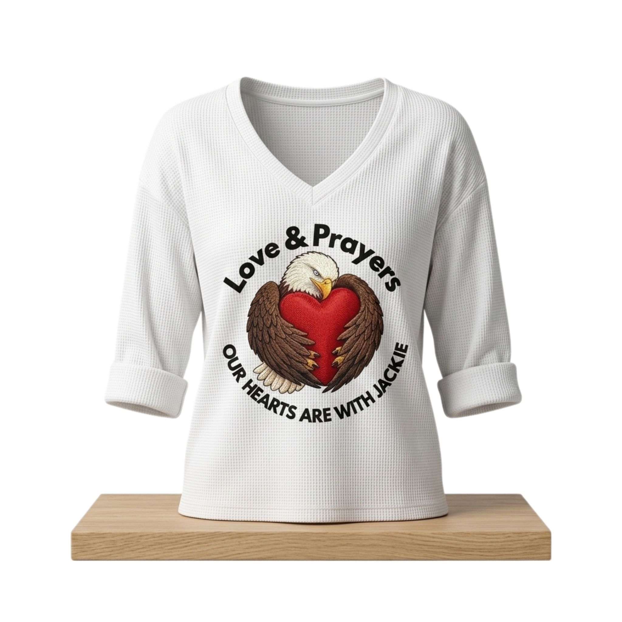 Love & Prayers Our Hearts Are With Jackie Shirt 1 Love Prayers Our Hearts Are With Jackie Shirt 2