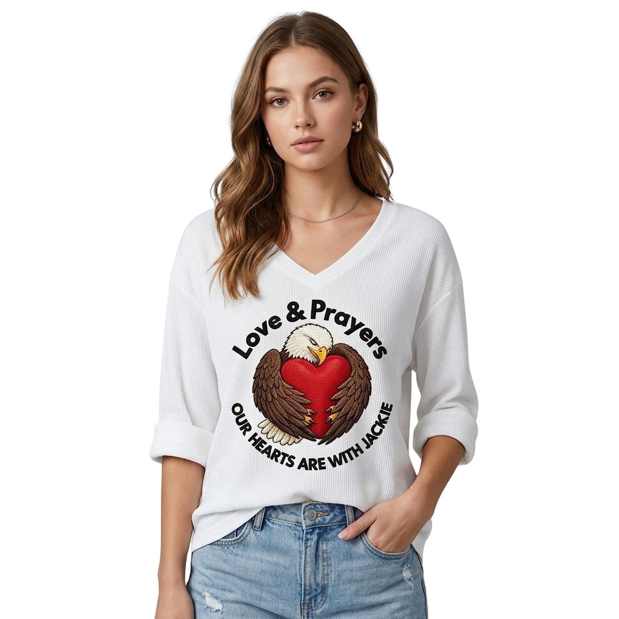 Love Prayers Our Hearts Are With Jackie Shirt Love Prayers Our Hearts Are With Jackie Shirt