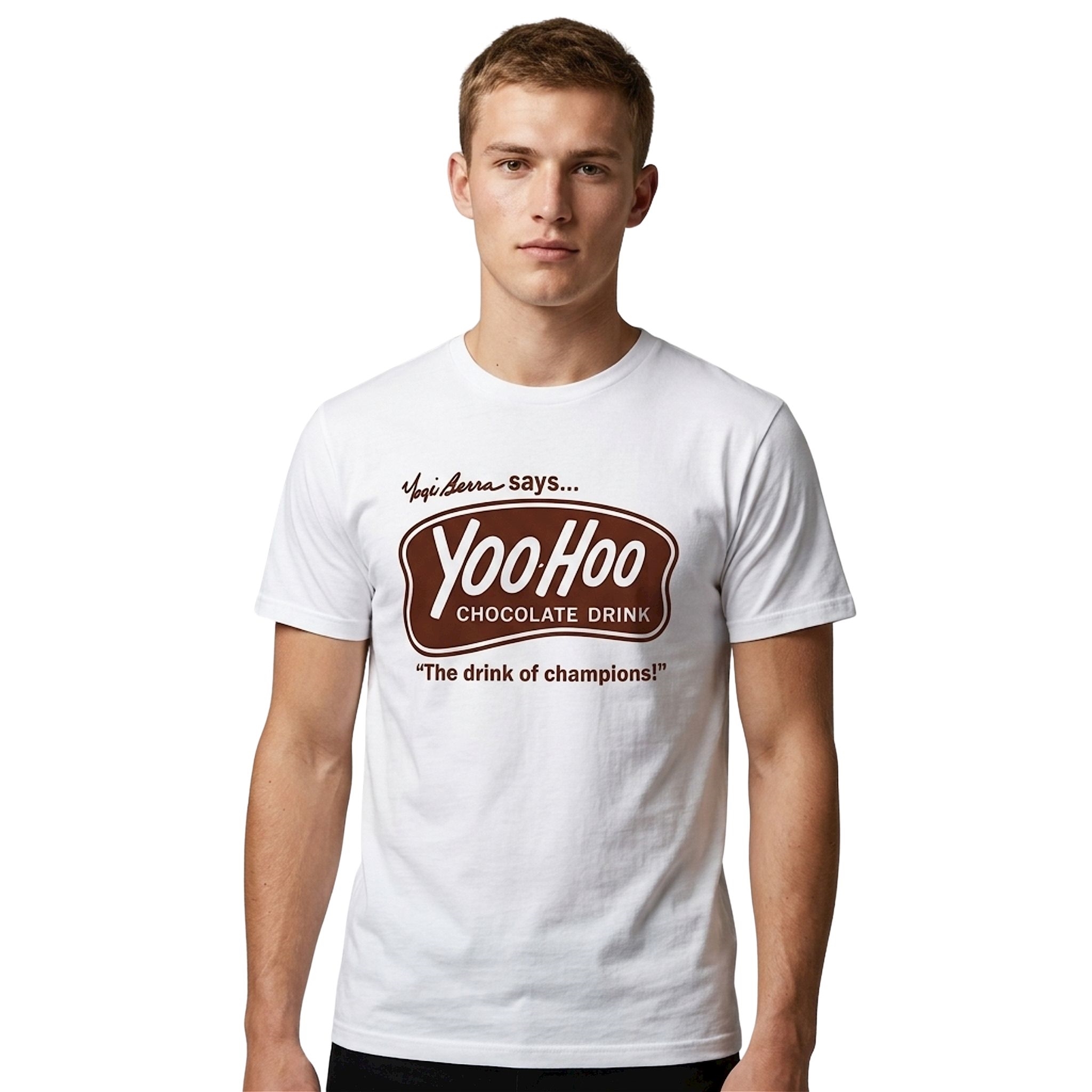 Mickey Mantle Yogi Berra Says Chocolate Drink The Drink Of Champions Shirt Mickey Mantle Yogi Berra Says Chocolate Drink The Drink Of Champions Shirt