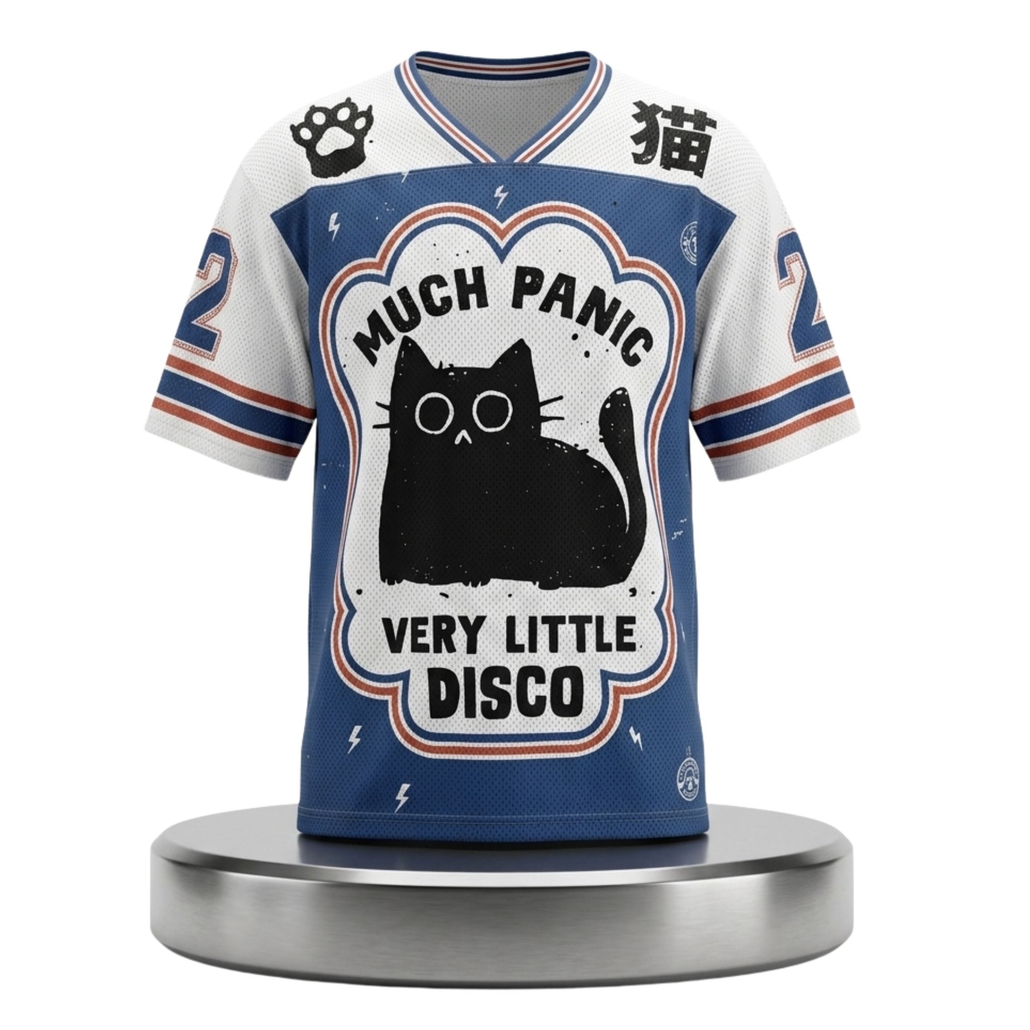 Much Panic Very Little Disco Cat Jersey 1 Much Panic Very Little Disco Cat Jersey 2