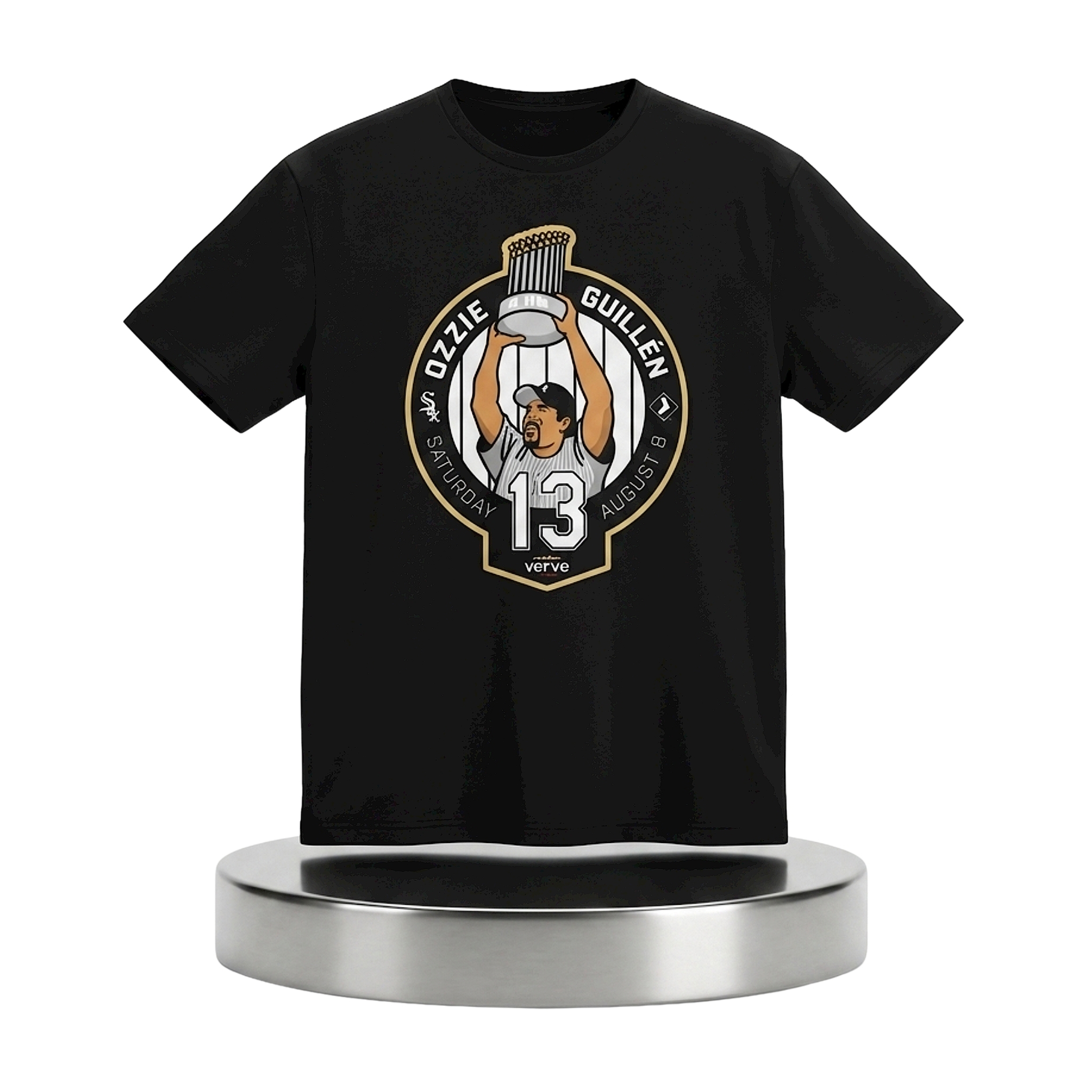 Ozzie Guillen White Sox Saturday August 8 Shirt 1 Ozzie Guillen White Sox Saturday August 8 Shirt 2