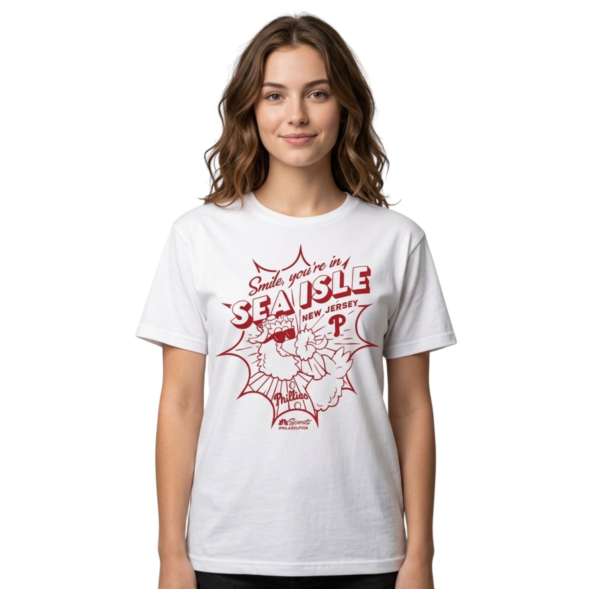Phillies Smile You're In Sea Isle New Jersey Shirt Phillies Smile You're In Sea Isle New Jersey Shirt