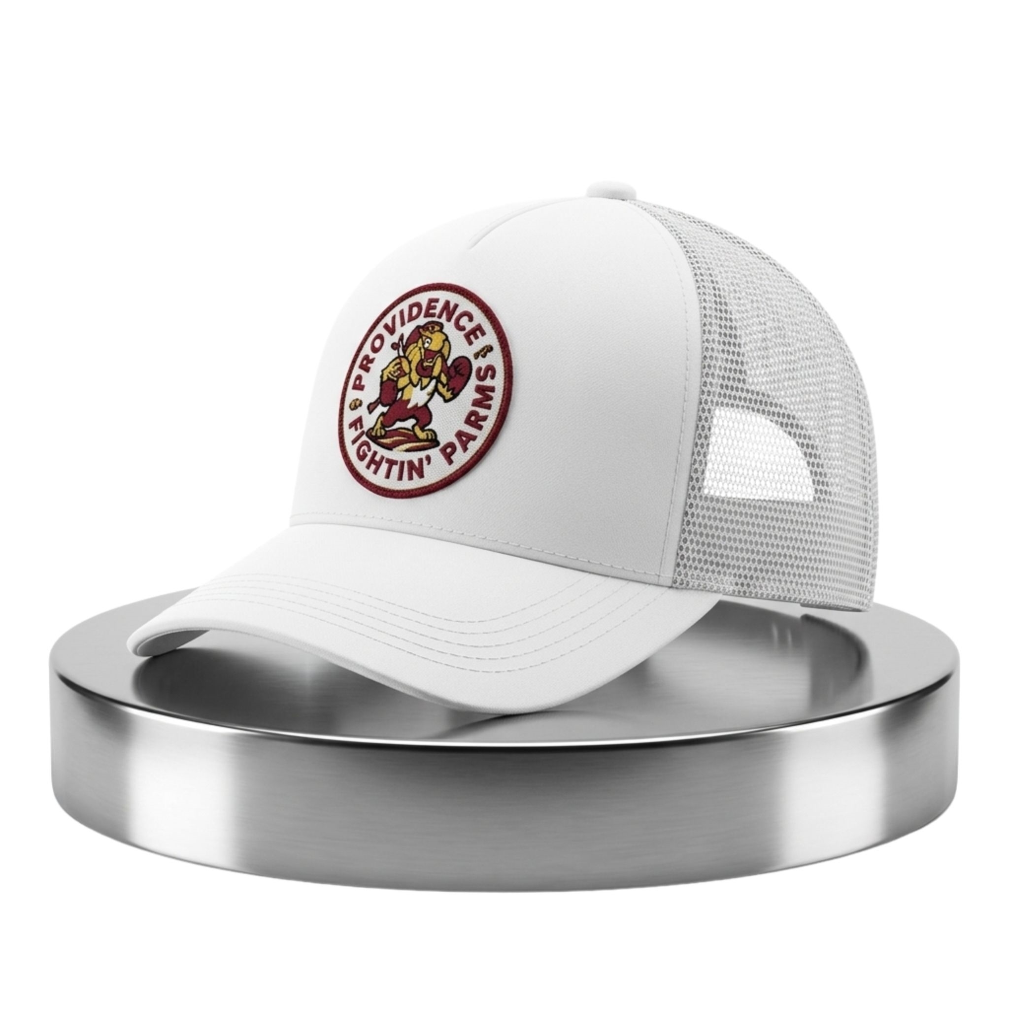 Providence Bruins Fightin’ Parms Trucker 2026 Hat Giveaway 1 Providence Bruins Fightin' Parms Trucker 2026 Hat Giveaway 2