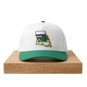 Tulane Green Wave Mardi Gras State Stripe 2026 Hat 2
