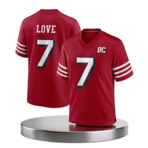 2026 49ers Daejon Love Football Jersey 2
