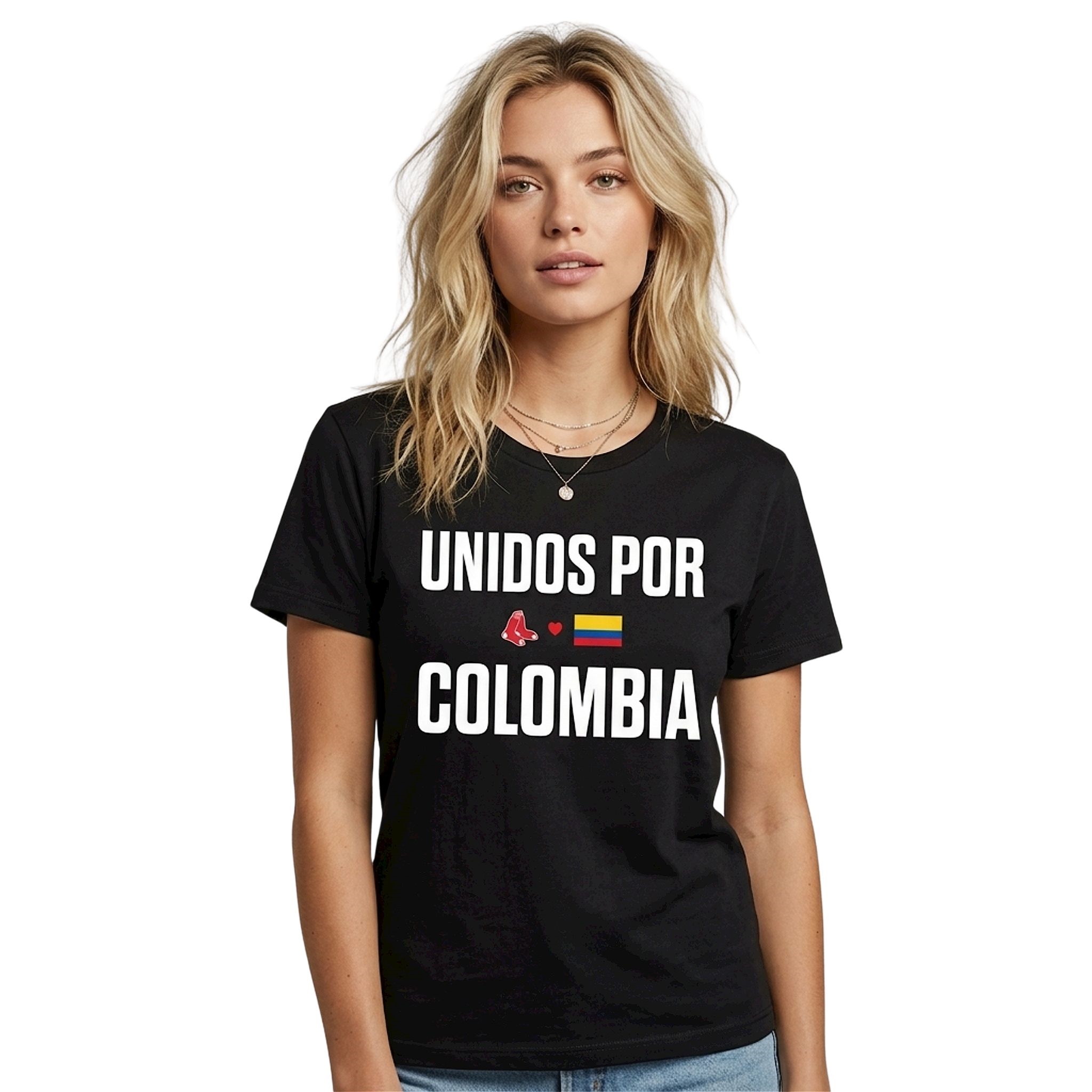 Red Sox Unidos Por Colombia Shirt Red Sox Unidos Por Colombia Shirt