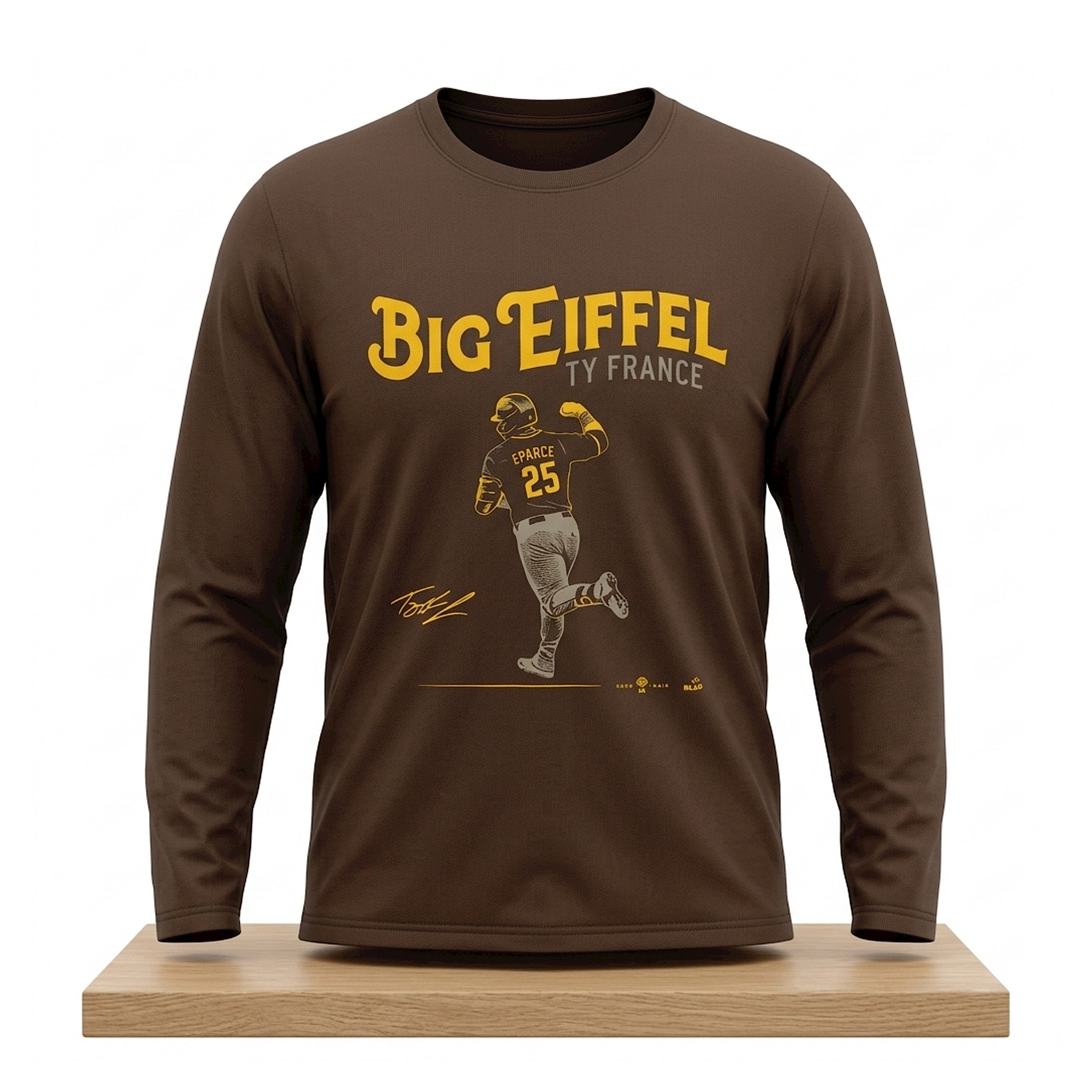 SD Padres Big Eiffel Ty France 2026 Shirt 1 SD Padres Big Eiffel Ty France 2026 Shirt