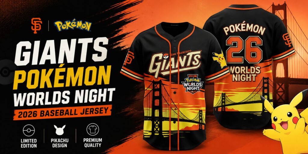 SF Giants Meets Pikachu: How to Get the Ultimate 2026 Pokémon Worlds Night Jersey? 1 SF Giants Meets Pikachu How to Get the Ultimate 2026 Pokémon Worlds Night Jersey