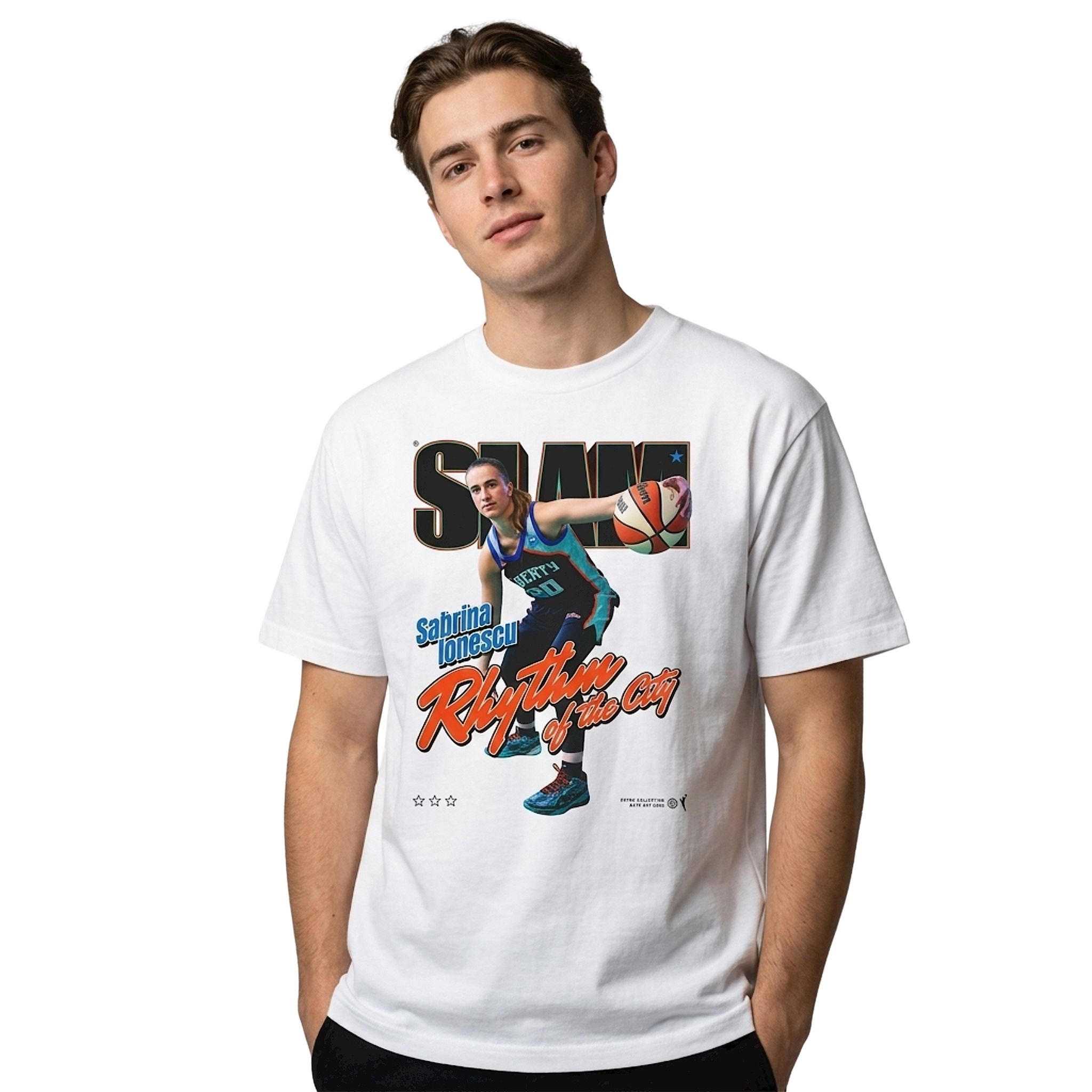 Sabrina Ionescu Rhythm of the City SLAM Shirt