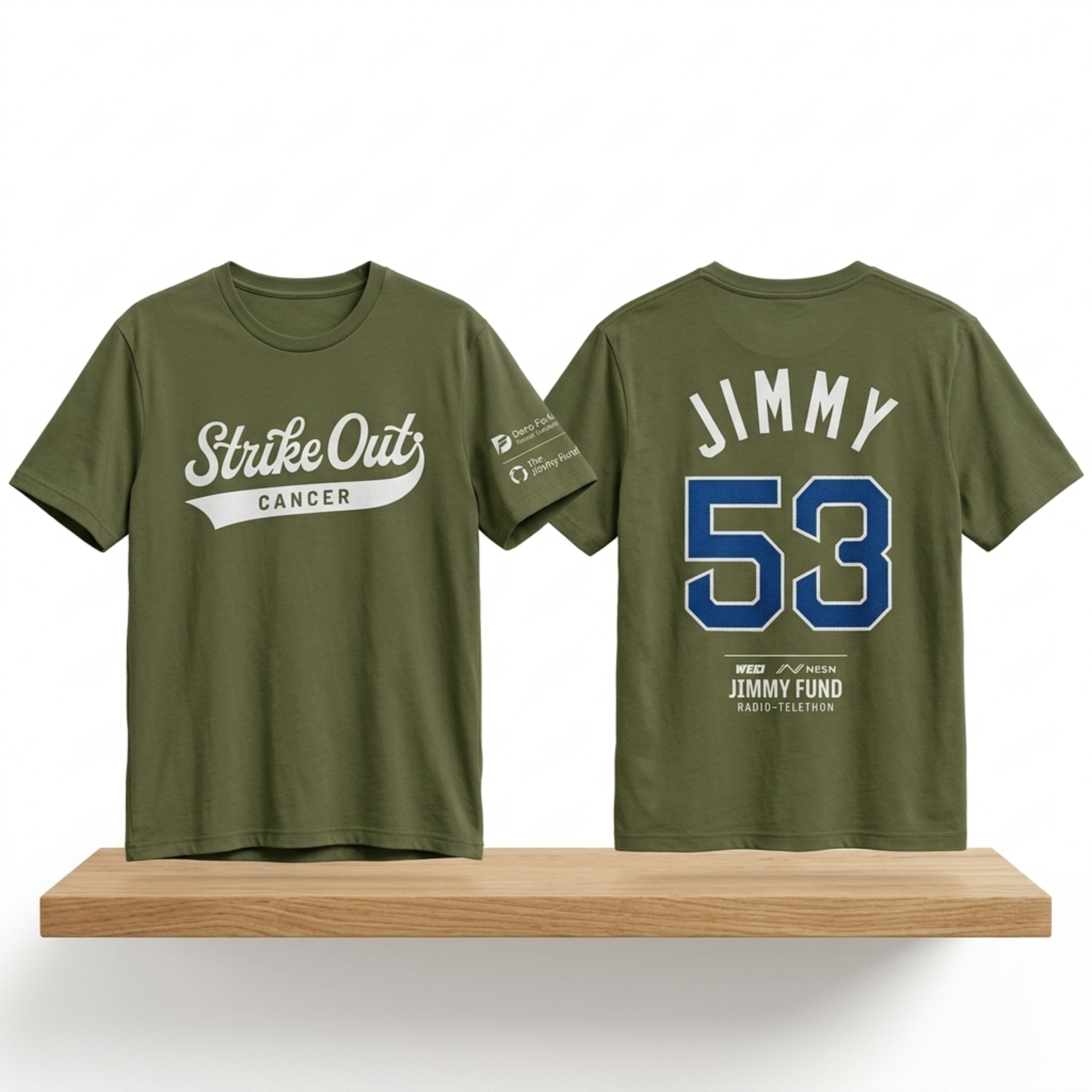 Strike Out Cancer Jimmy 53 Olive 2026 Shirt 1 Strike Out Cancer Jimmy 53 Olive 2026 Shirt 2